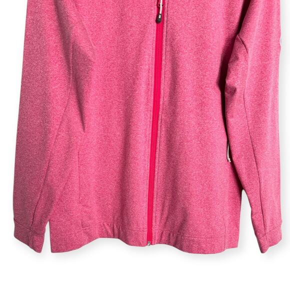 Mammut Pink Fleece Lined Light Jacket Zippered Pockets Women's Size L - Picture 4 of 11